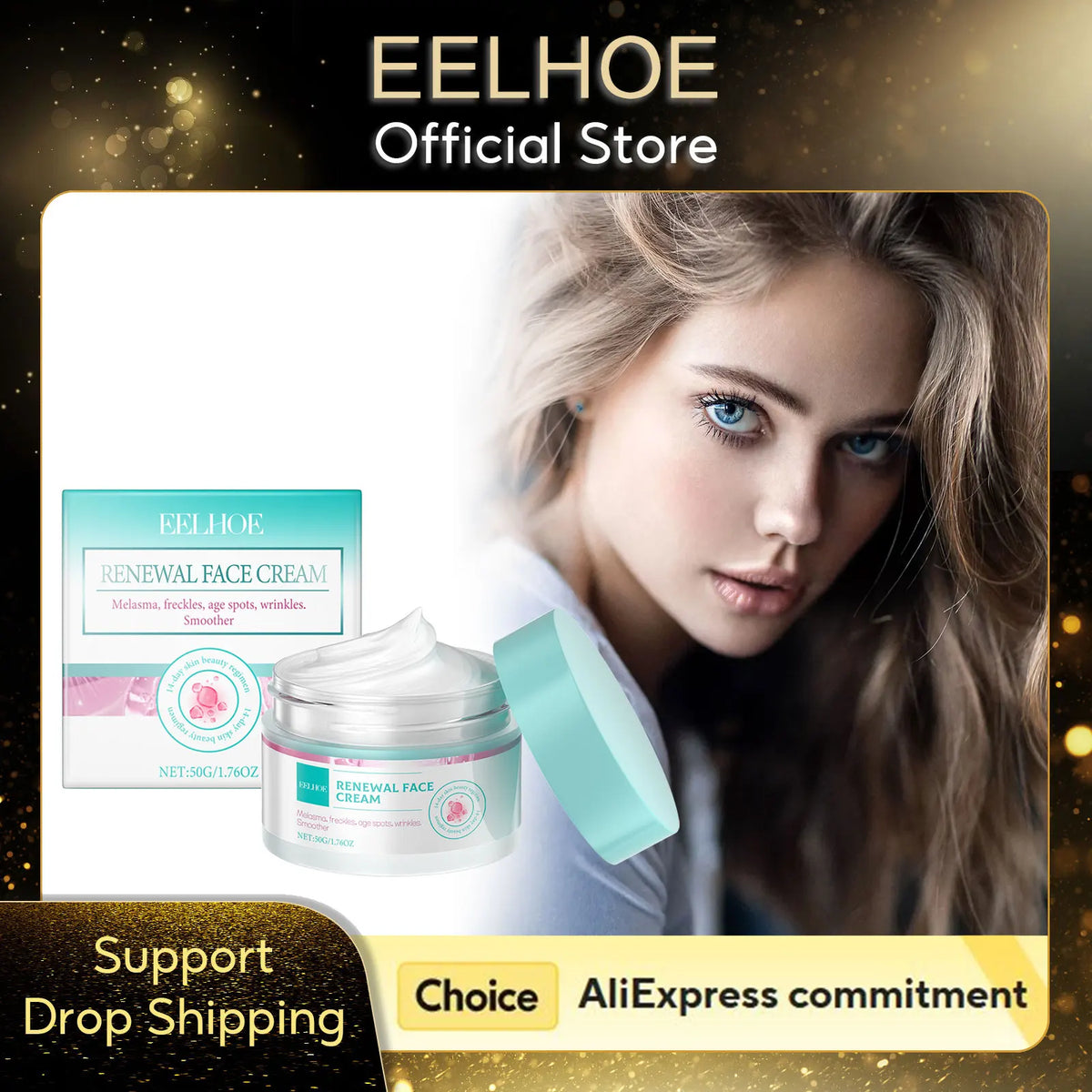 EELHOE Collagen Firming Face Cream | Vitamin E & Hyaluronic Acid