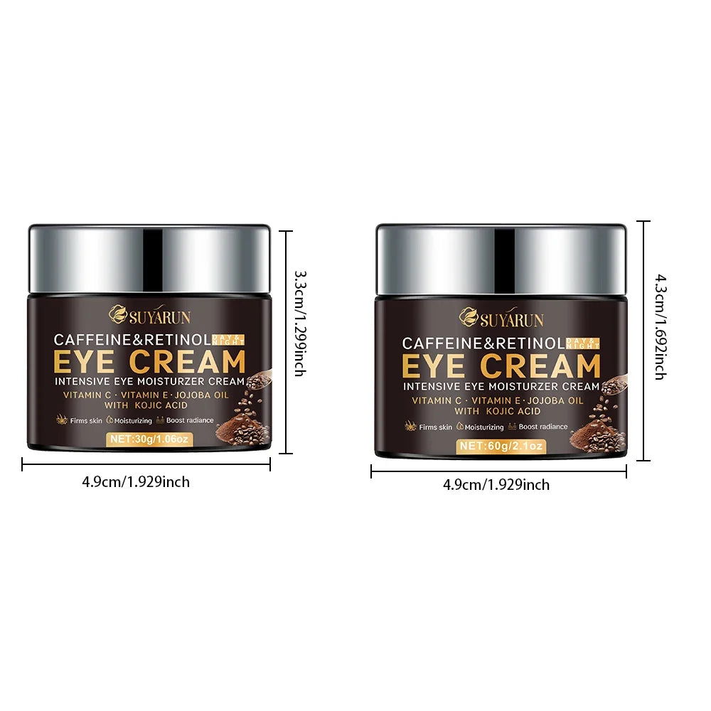 SUYARUN Anti-Aging Eye Cream – Vitamin C, Caffeine & Retinol
