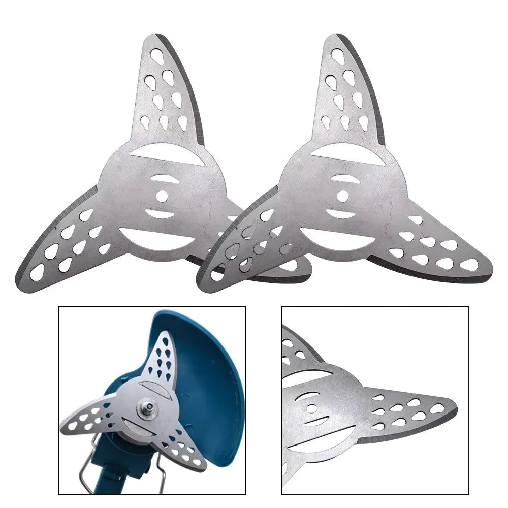 5-Inch Metal 3-Tooth Brushcutter Blade | Grass Trimmer Replacement