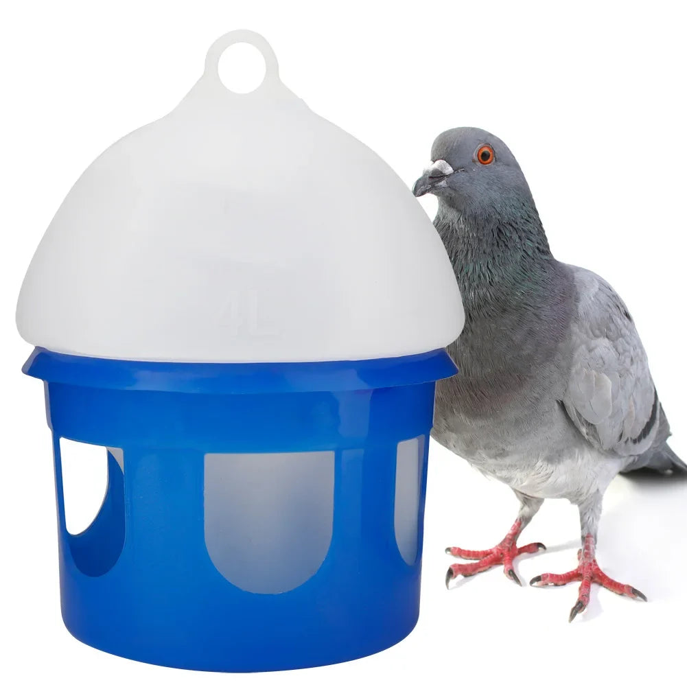 Large Capacity Automatic Bird Pigeon Feeder Water Dispenser Waterer