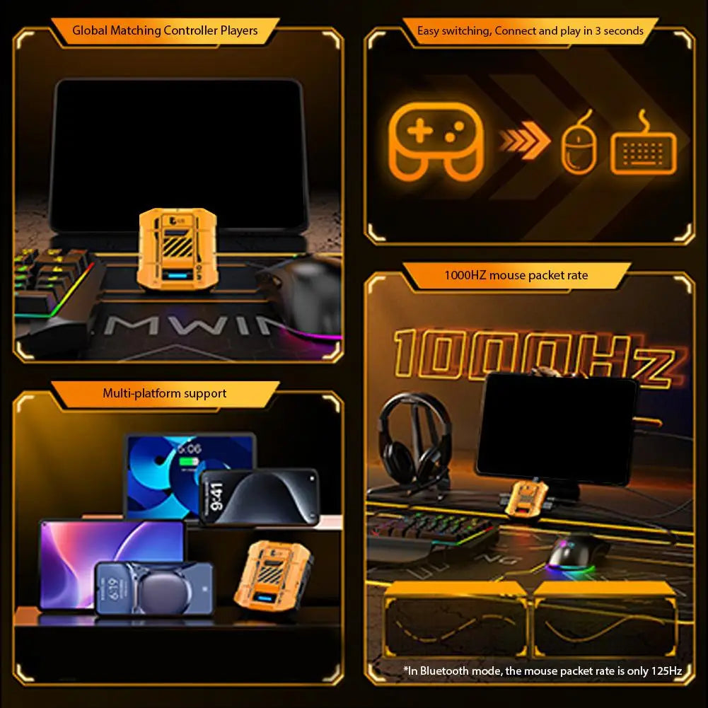 Gamwing M10 Mobile Keyboard & Mouse Converter for Android iOS
