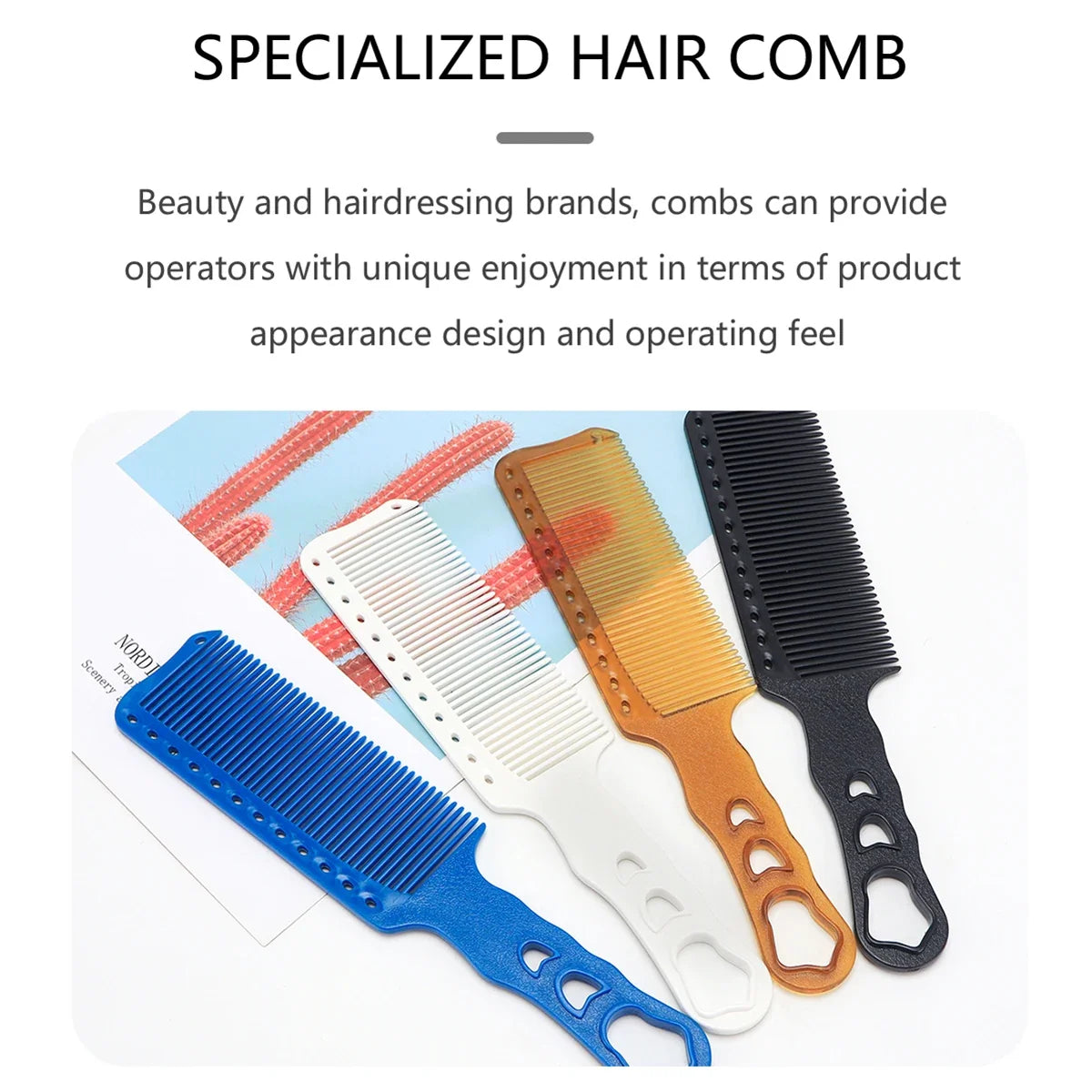 Professional Heat Resistant Barber Styling Comb | Salon & Home