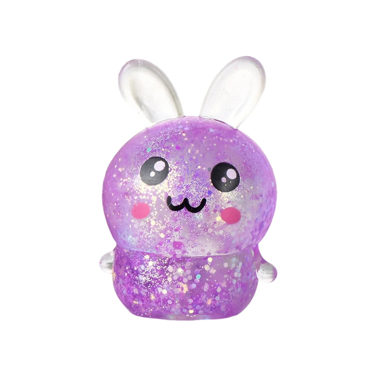Squishy Bunny Fidget Toy – Colorful Squeeze Ball Easter Gift