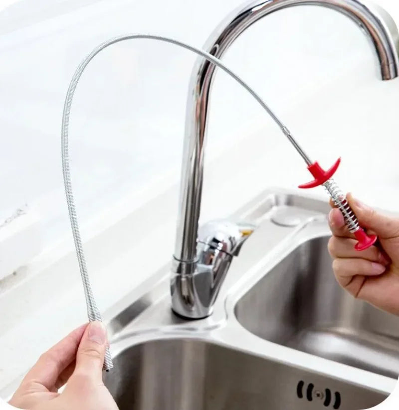 4-Claw Telescopic Drain Cleaner | Hair & Clog Remover Tool