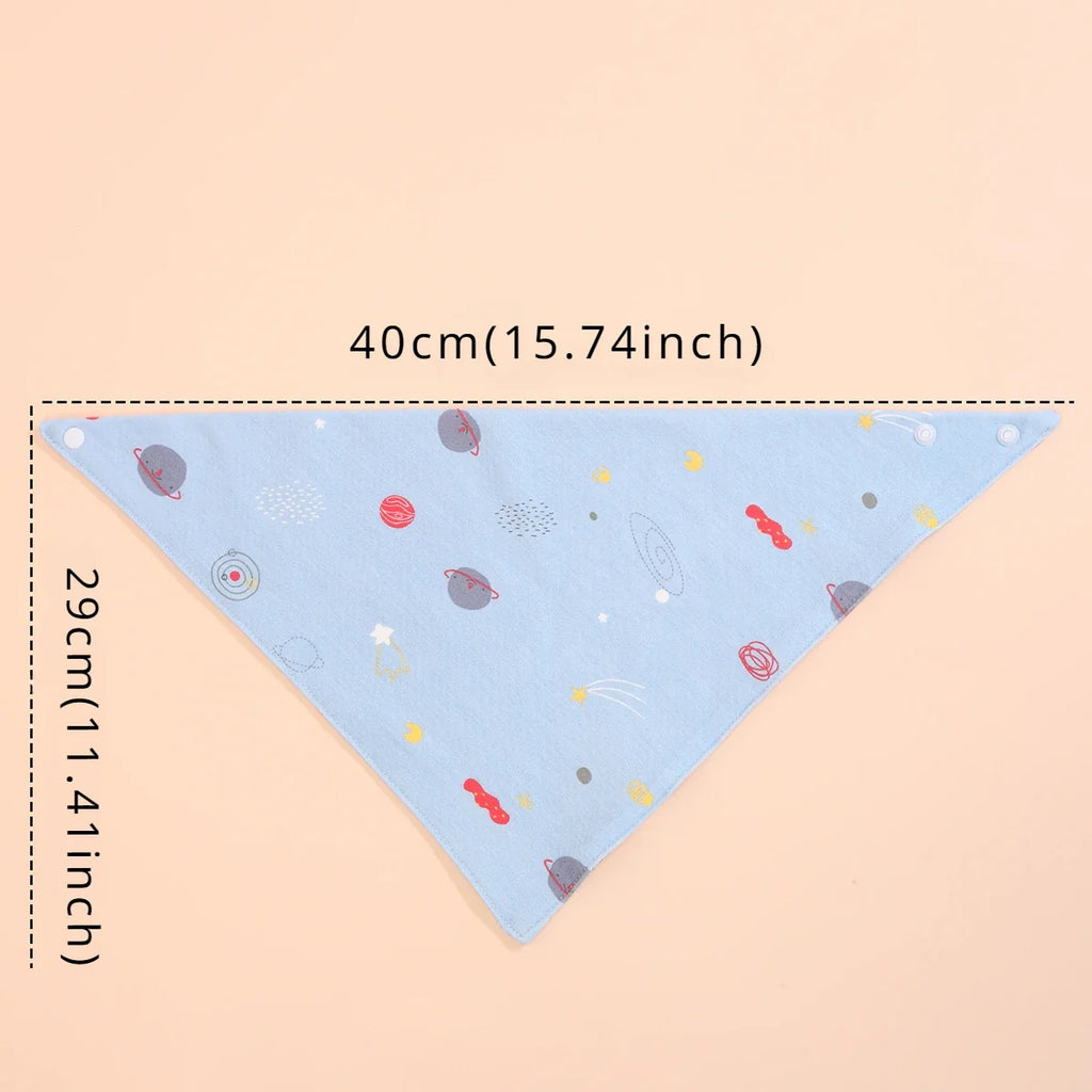 Pure Cotton Waterproof Bibs Baby Saliva Towel Triangle Scarf Newborn