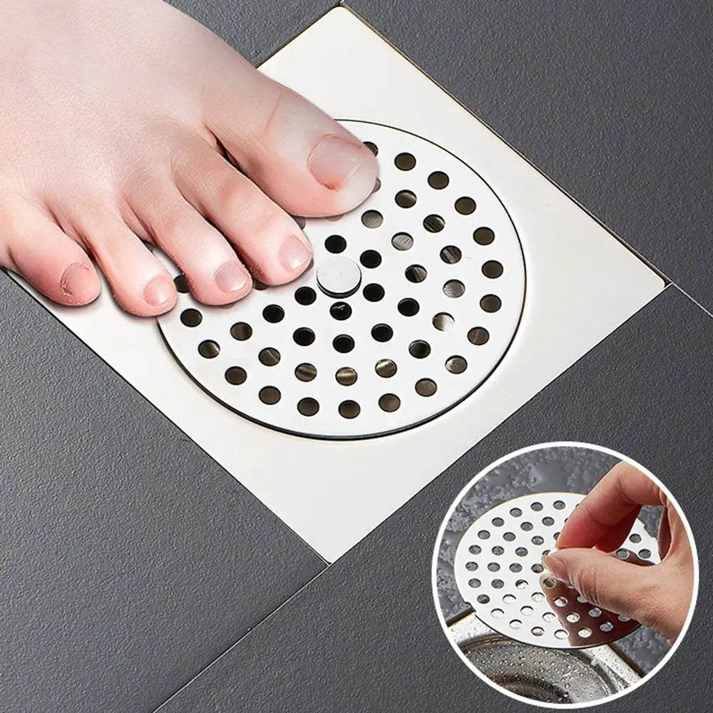 Durable Stainless Steel Floor Drain Net Cover Round Square Shape