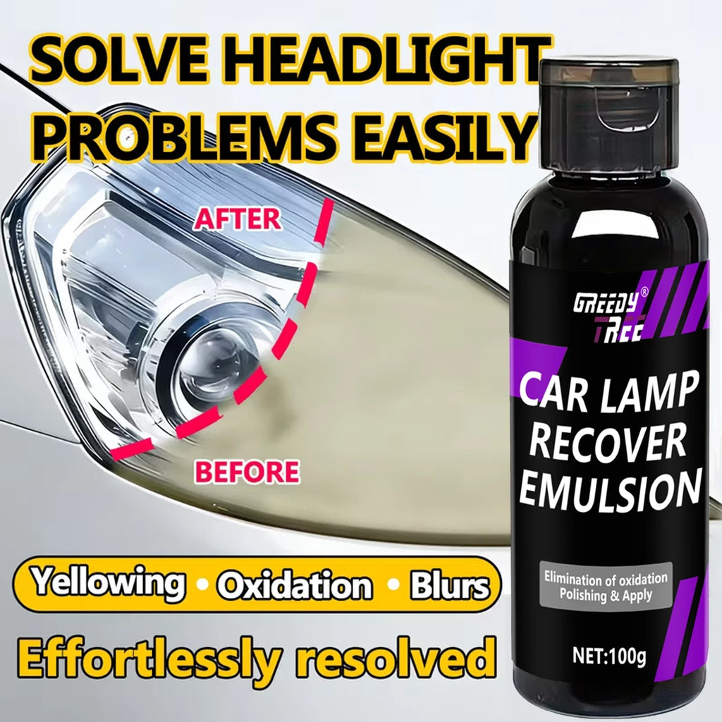 Headlight Restoration Kit – Anti-Yellowing & UV Protective Coating
