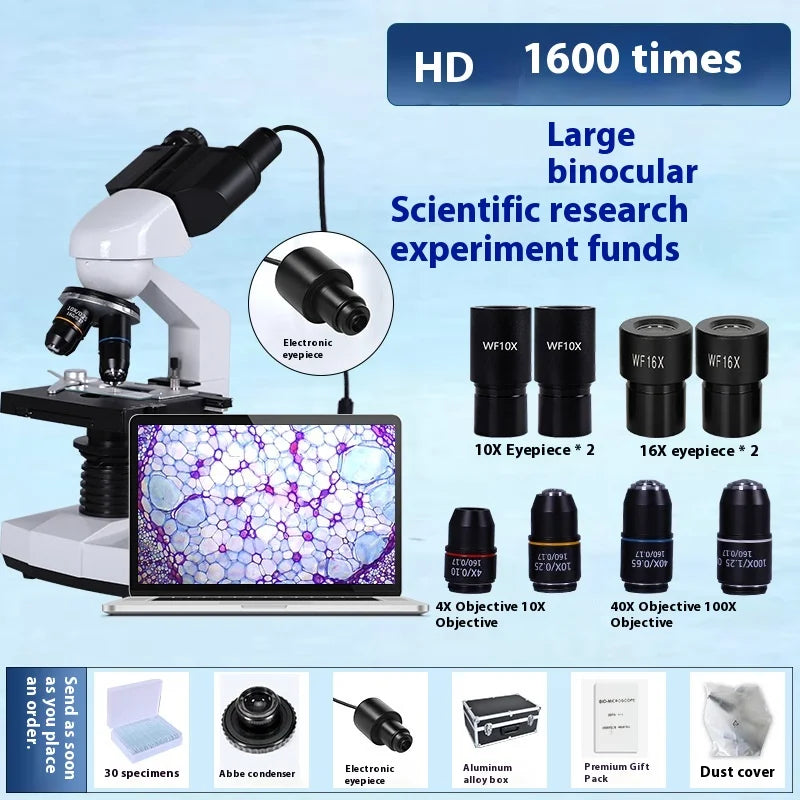 Binocular Stereo Microscope with LED Light – Lab & Inspection