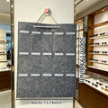 Foldable Portable Gray Felt Glasses Storage Bag Saves Space 15