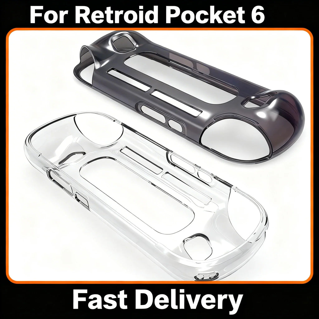 TPU Case for Retroid Pocket 6 – Clear Protective Cover