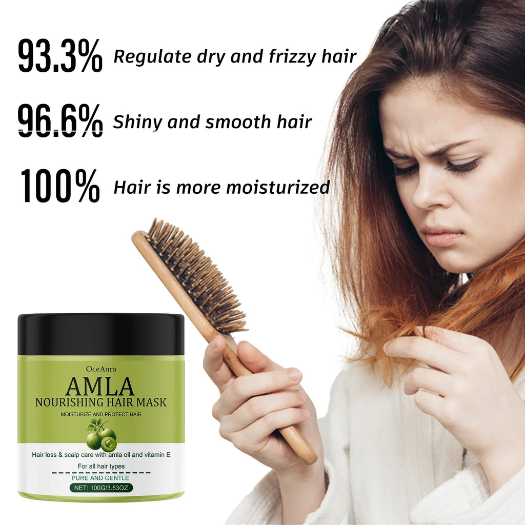 OceAura Amla Oil Hair Mask – Deep Moisture & Frizz Repair