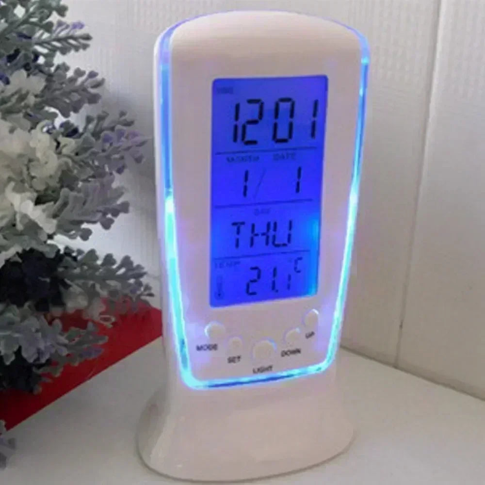 3D LED Digital Alarm Clock – Desk & Wall Home Decor