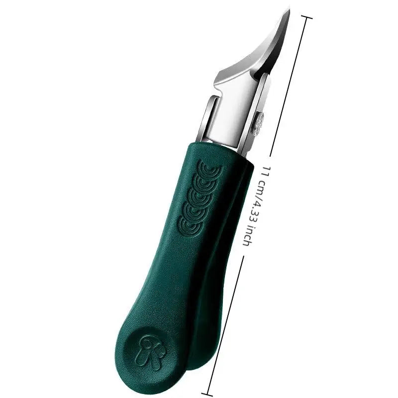 Slanted Anti-Splash Nail Clipper – Stainless Steel Nail Tool