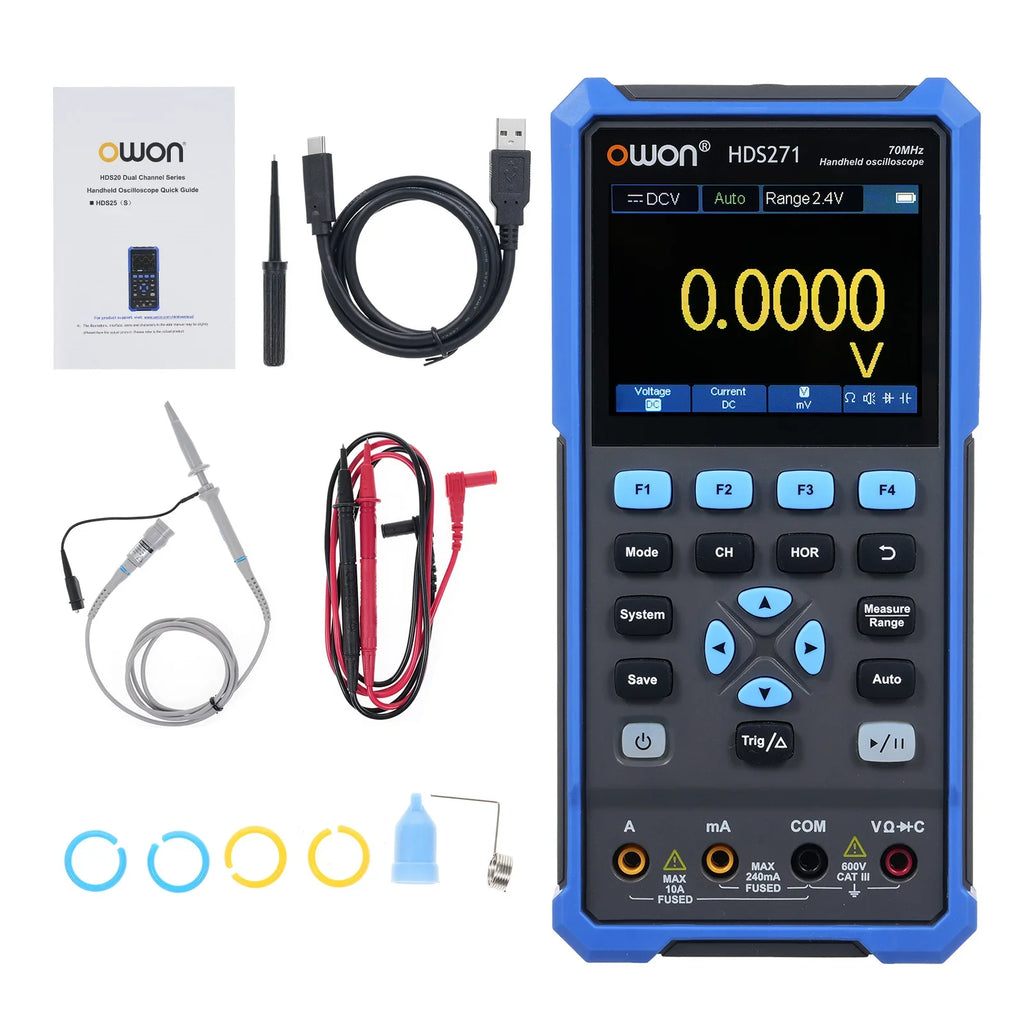 Oscilloscope Multimeter Waveform Generator 70MHz Single Channel