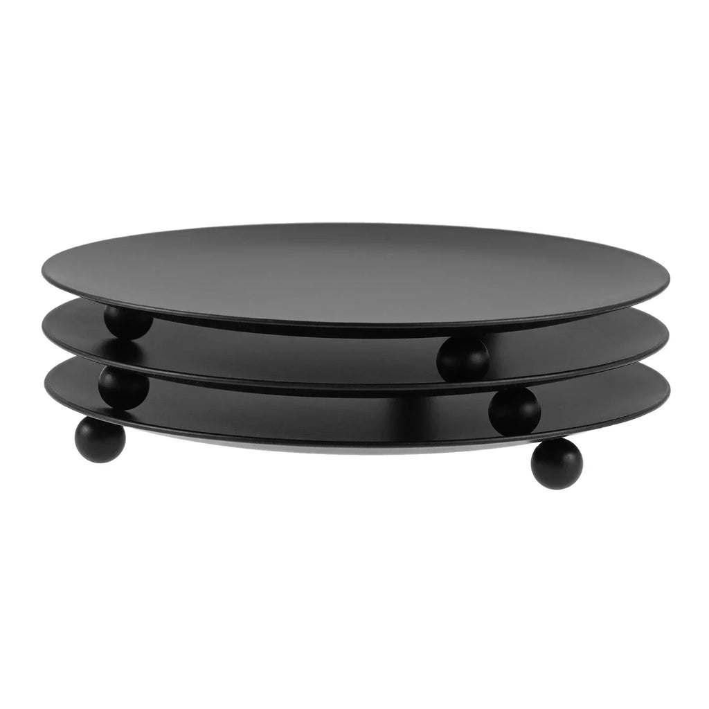 Black Iron Pillar Candle Holders Set of 8 | Wedding & Home Decor