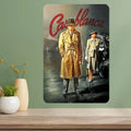 Casablanca Classic Movie Metal Poster Sign | Vintage Wall Art