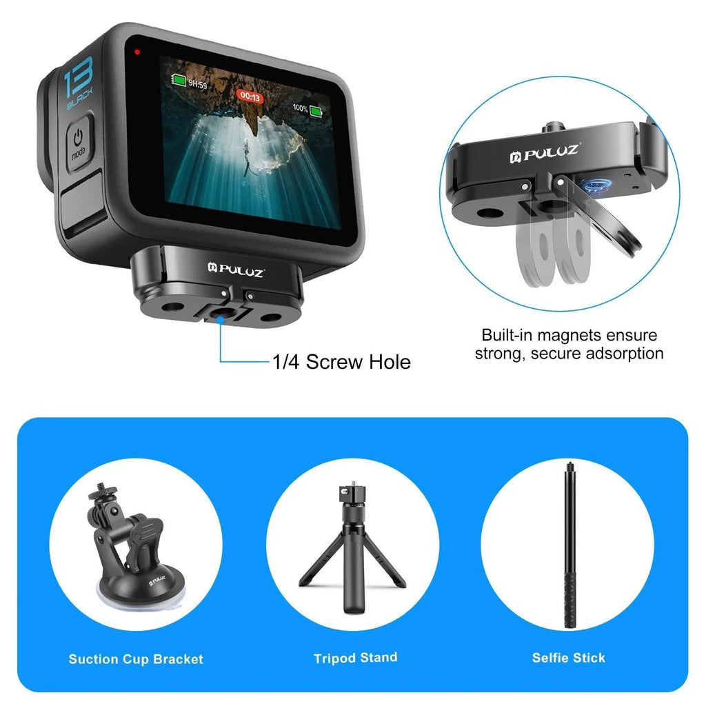 GoPro Hero 13 Metal Magnetic Quick Release Mount Adapter