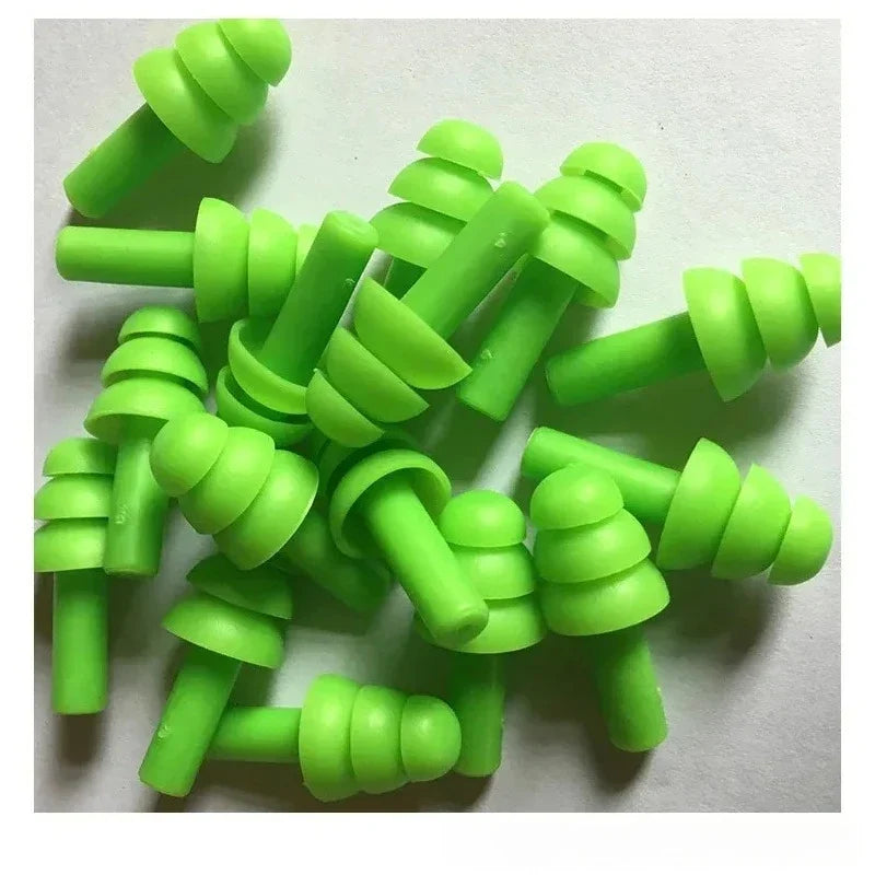 Soft Silicone Swimming Earplugs – 5 Pairs, Adults & Kids