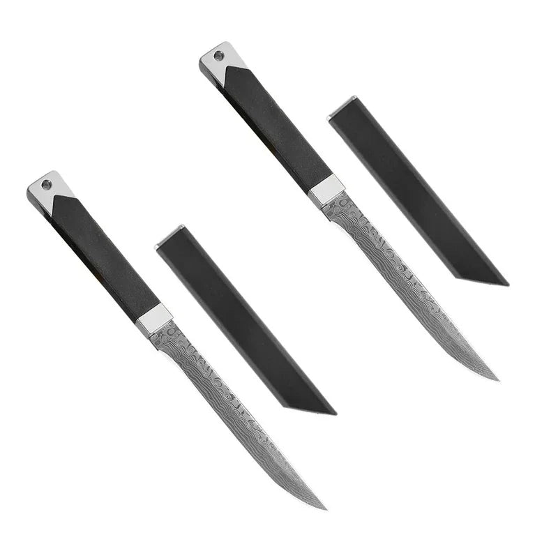 Damascus Steel Boning & Fruit Knife – Sharp Kitchen Blade