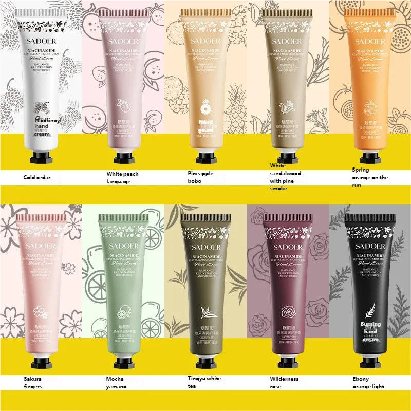 YOUNGCOME 10pc Floral Fruity Hand Cream Set – Moisturizing