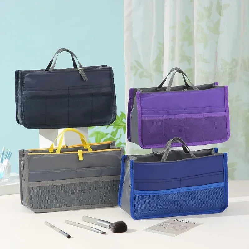 Large Capacity Makeup Bag & Toiletry Organizer | Double Zipper
