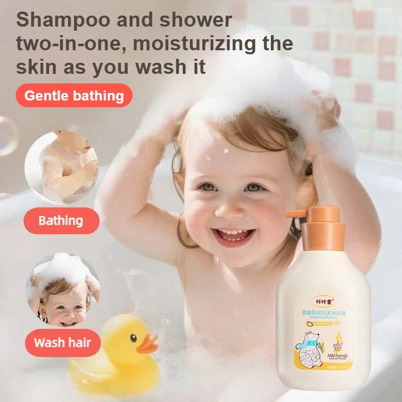 Calendula Moisturizing 2-in-1 Children's Shampoo Bath Milk Nourishing