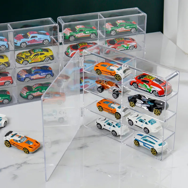 Acrylic Display Storage Cabinet – Dustproof, Stackable 1:64 & 1:32