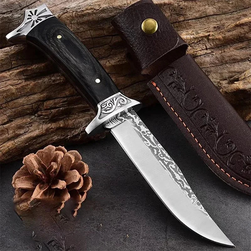 Outdoor Survival Knife – Stainless Steel Camping & Fishing Blade