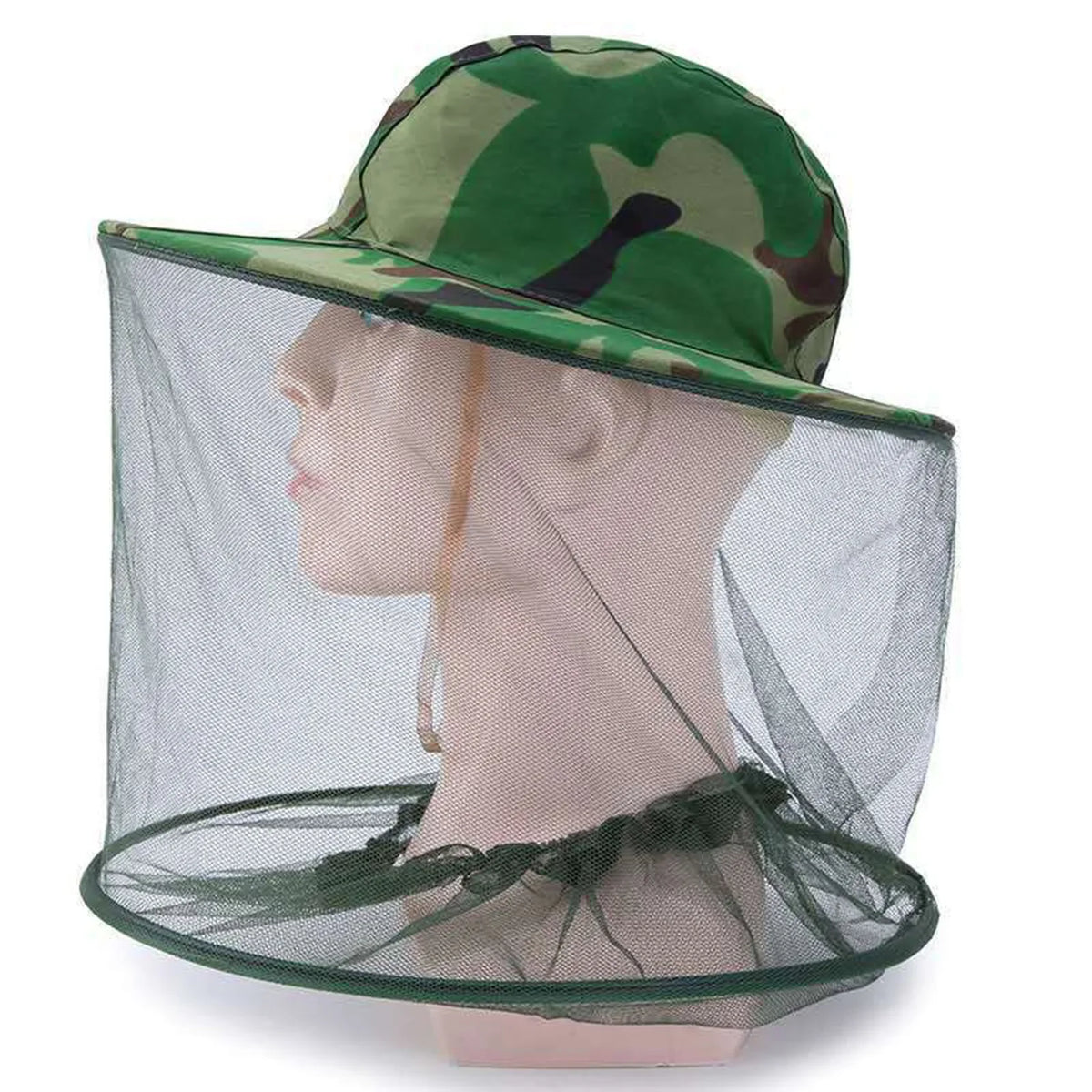 Bug Net Hat with Drawstring | Fishing, Hiking & Gardening