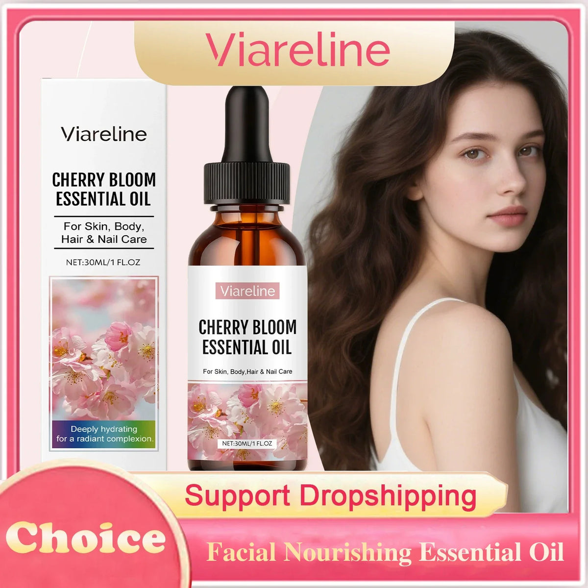 Cherry Blossom Moisturizing Essential Oil – Body & Face Serum
