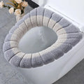 Soft Knitted Toilet Seat Cushion Cover – Warm, Washable, Universal