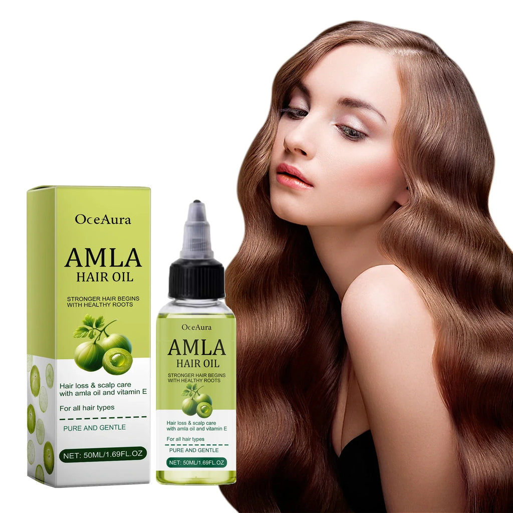 OceAura Amla Hair Oil | Pre-Wash Treatment for Frizzy Dry Hair