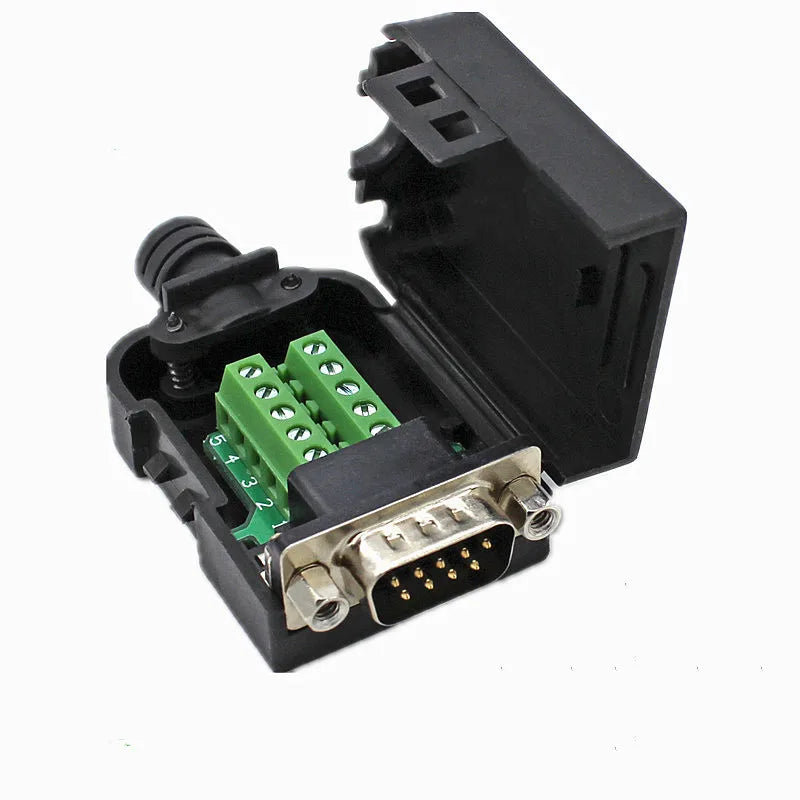 DB9 9-Pin Solderless Connector RS232 RS485 Adapter Board