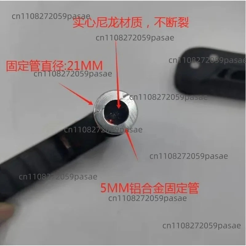 22mm Aluminum Alloy 180° Folding Wheelchair Rear Push Handle