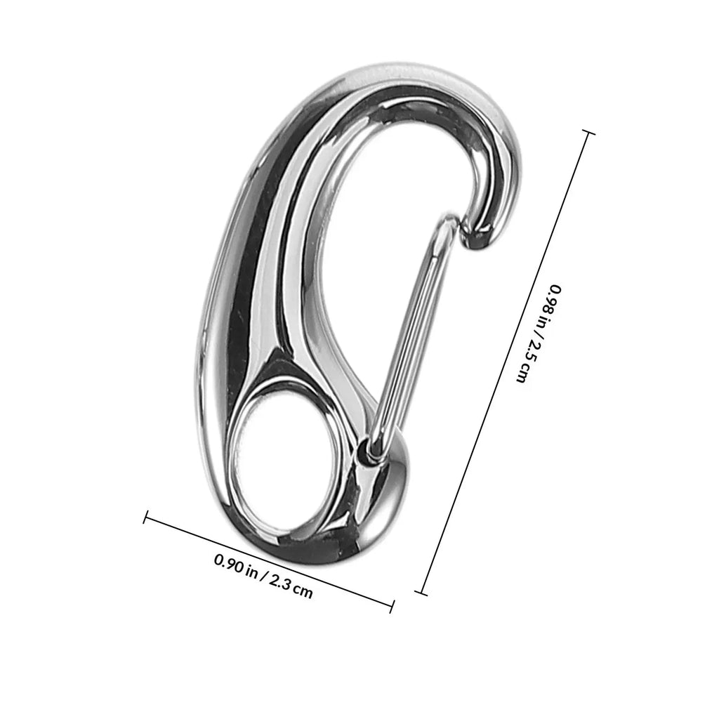 Lobster Clasps Stainless Steel Polished D Ring Snap Hooks DIY