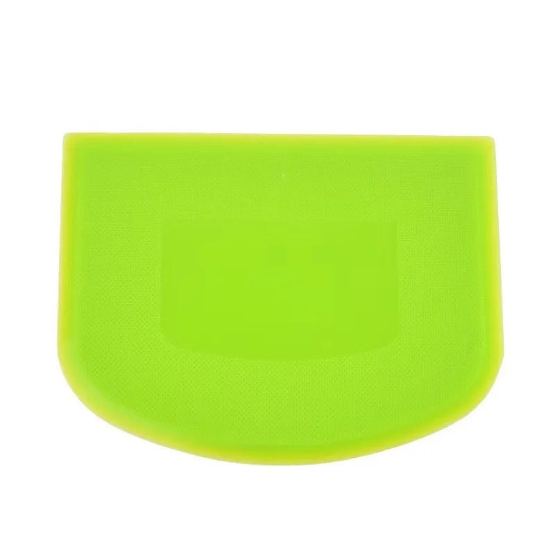 2-Piece Flexible Plastic Dough Scraper & Bowl Cutter Set