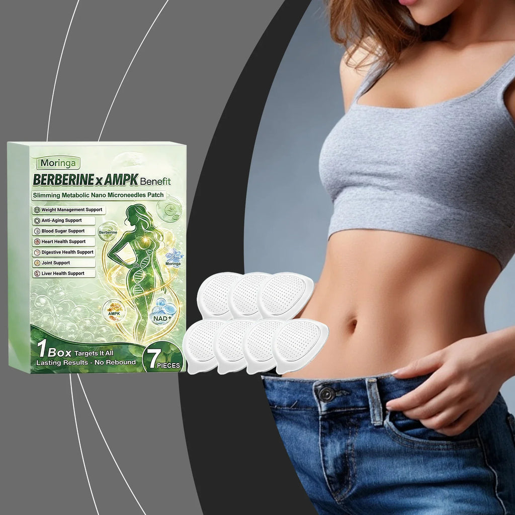 Berberine Moringa Nano Microneedle Body Patch | NAD+ AMPK