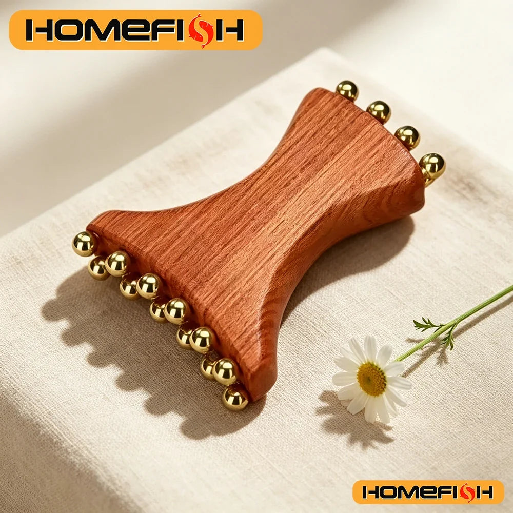 Brass Gold Bead Facial Dredge Tool Nasolabial Folds Apple Muscle