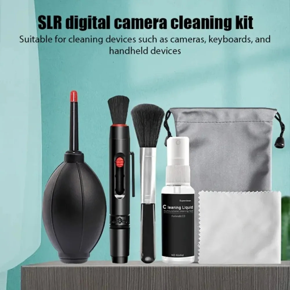 6-in-1 Camera Cleaning Kit – Lens, Screen & Keyboard Set