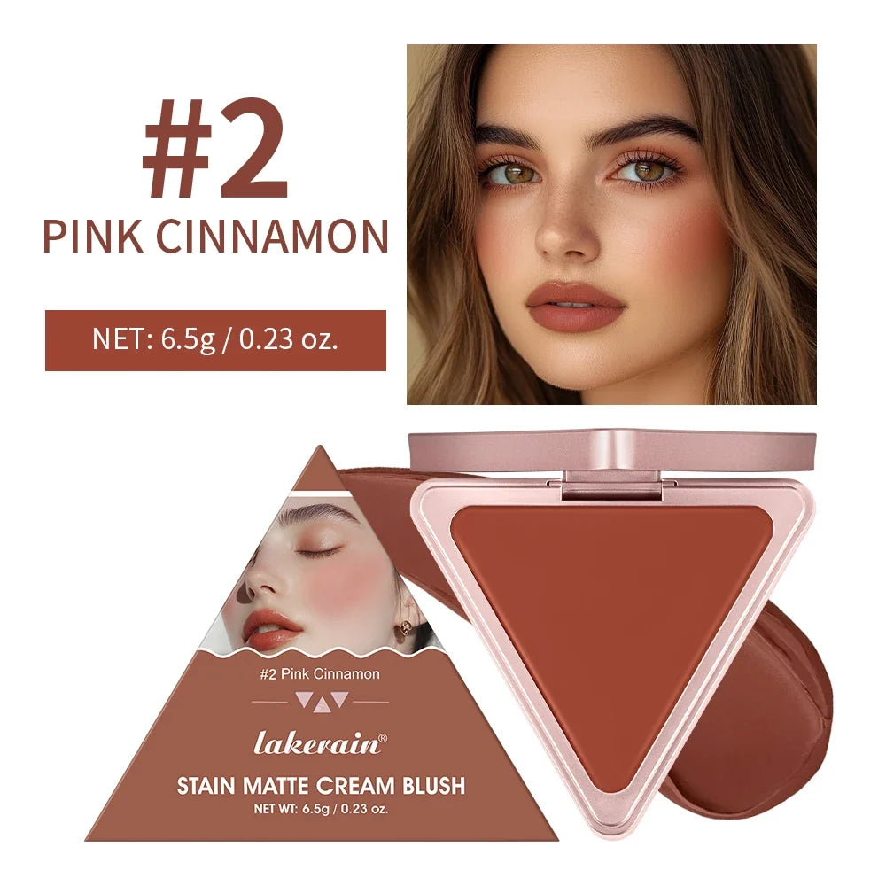 ibcccndc Satin Matte Cream Blush – Long-Lasting High Pigment