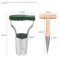 Stainless Steel Seeder Excavator Horticultural Wood Handle Hole