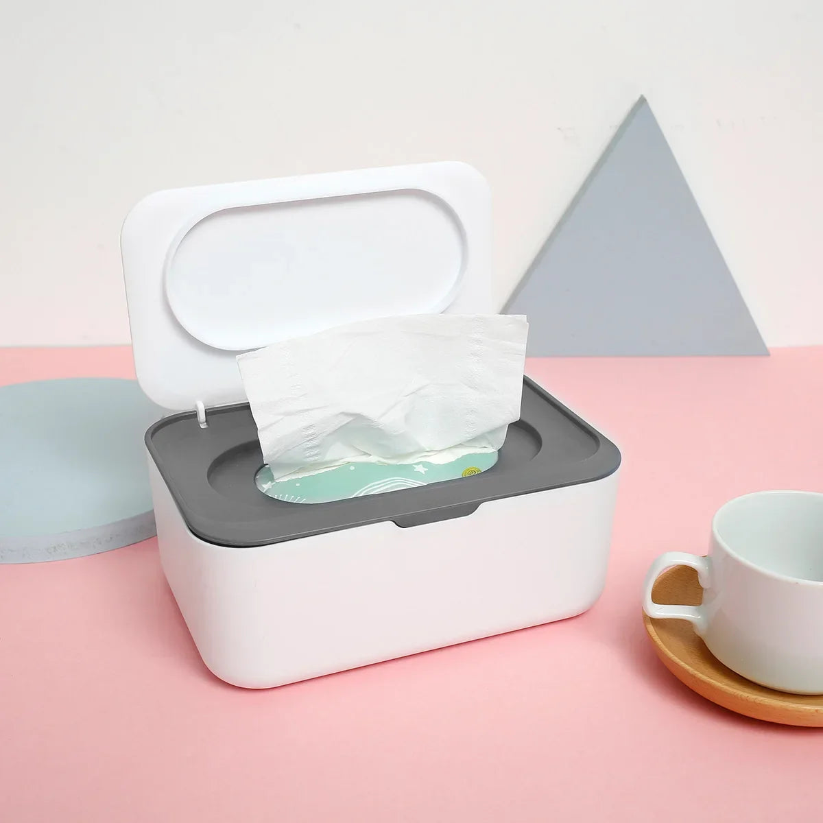 Dustproof Baby Wipes Dispenser Case with Lid | Large Capacity