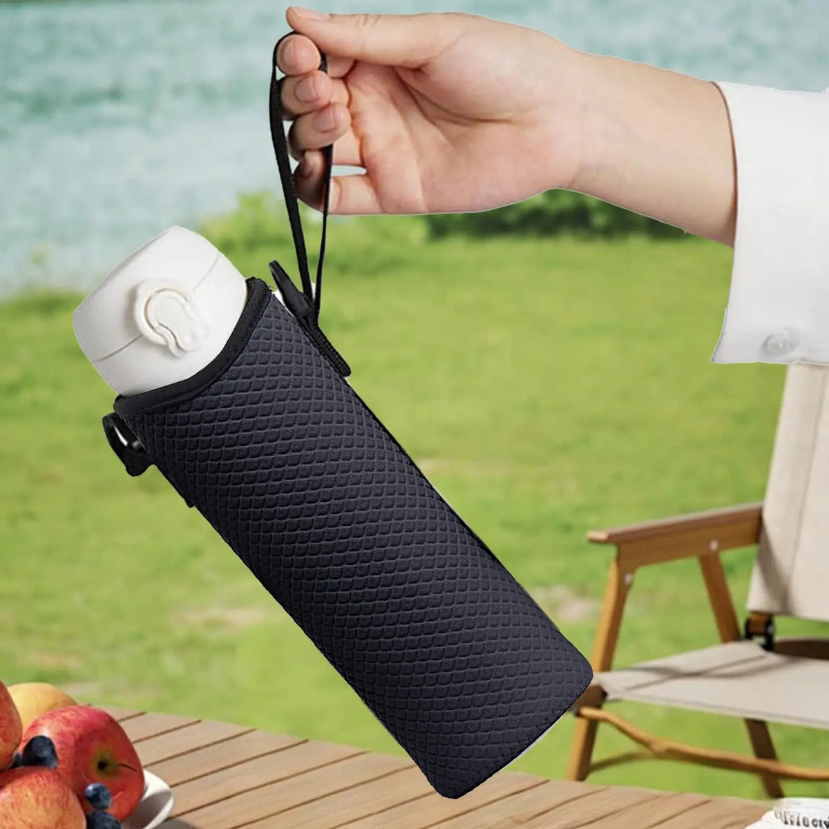Insulated Water Bottle Sling Bag – Adjustable Shoulder Strap
