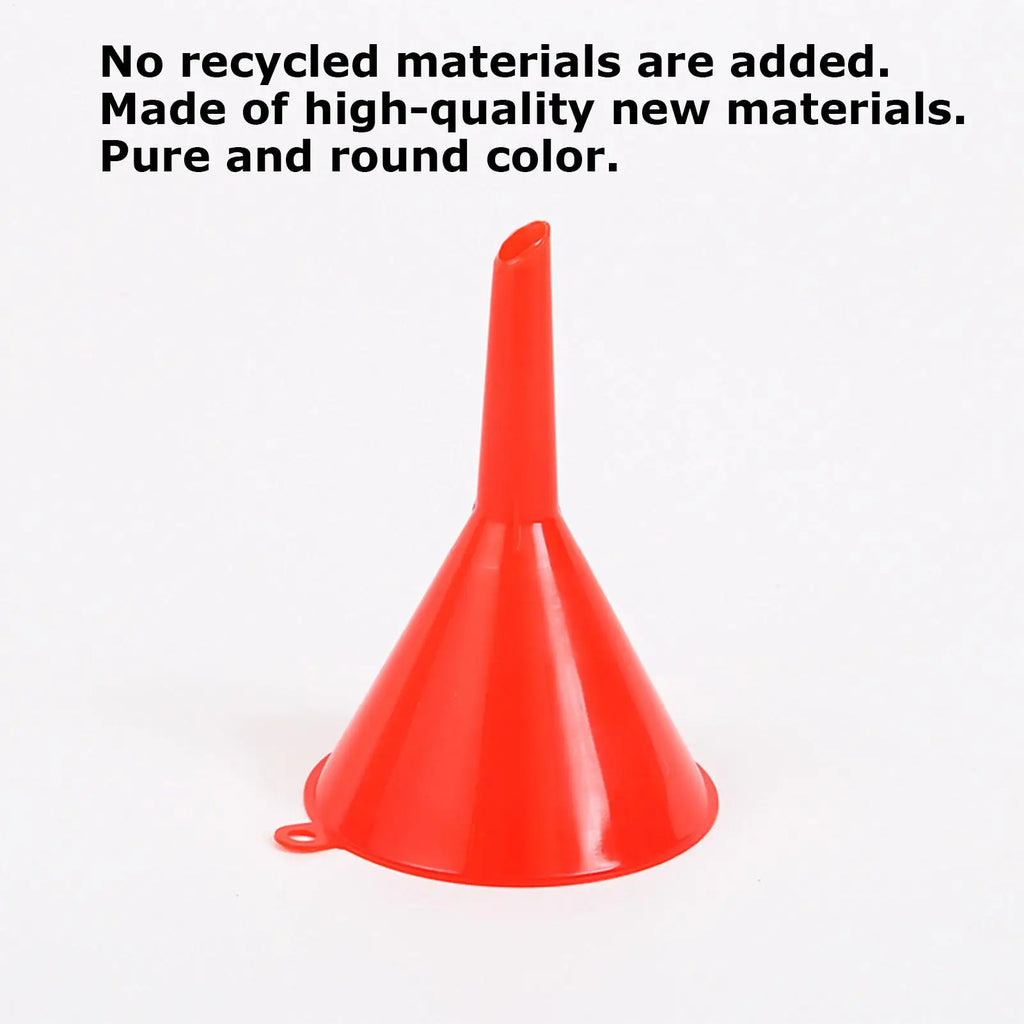 4-Piece Car Oil Funnel Set – Reusable Anti-Splash Fuel Funnels
