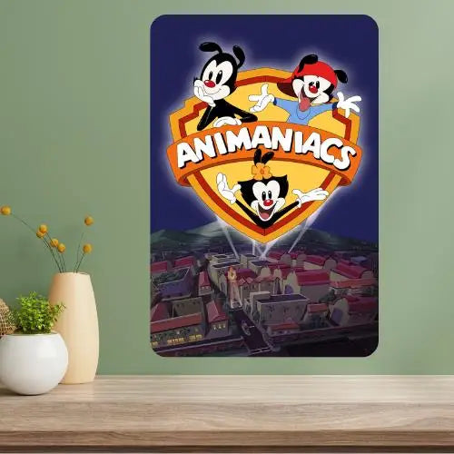 Animaniacs Classic TV Show Metal Poster Sign | Retro Wall Art