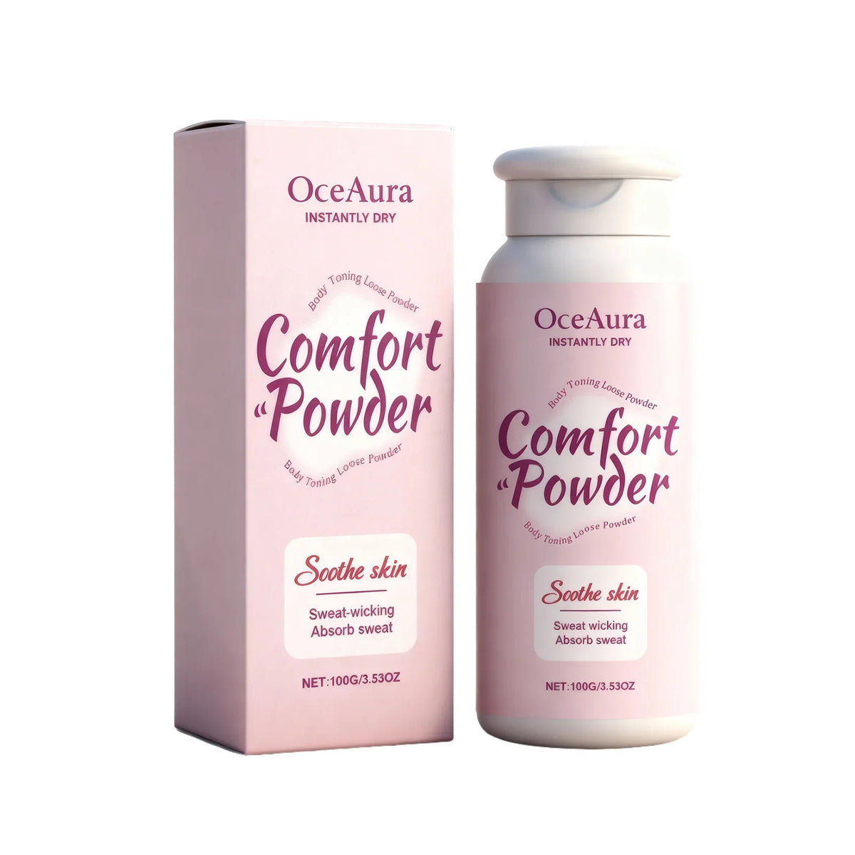 OceAura Comfort Body Powder | Sweat & Odor Control 100ml