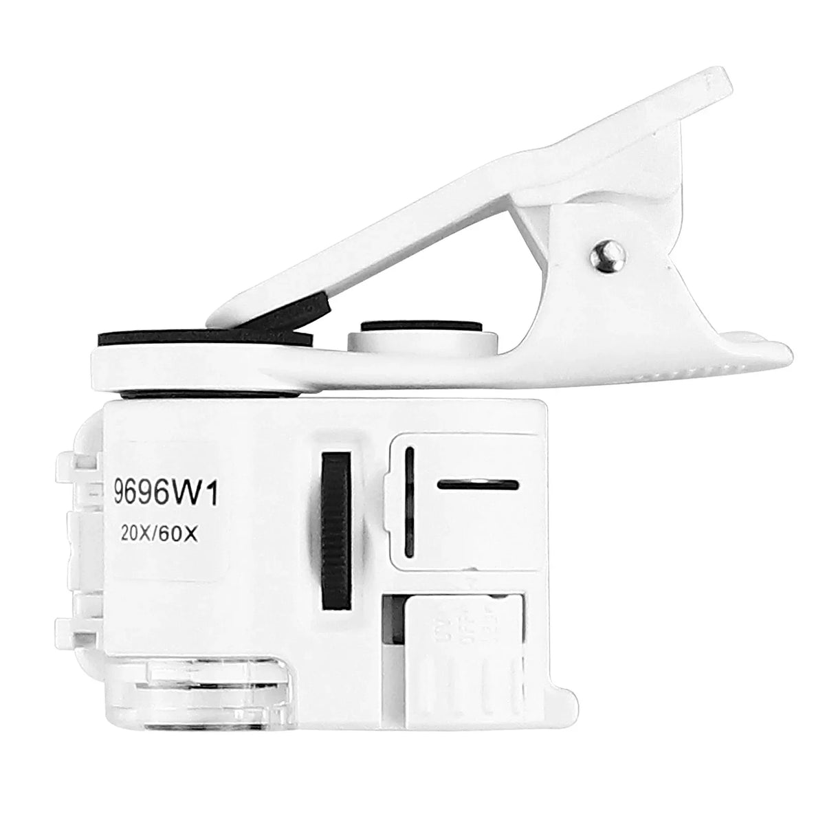 Portable 20X 60X LED Clip Microscope – Jewelry & Cash Loupe