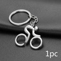 Metal Bicycle Cycling Keychain – Stainless Steel Bike Keyring
