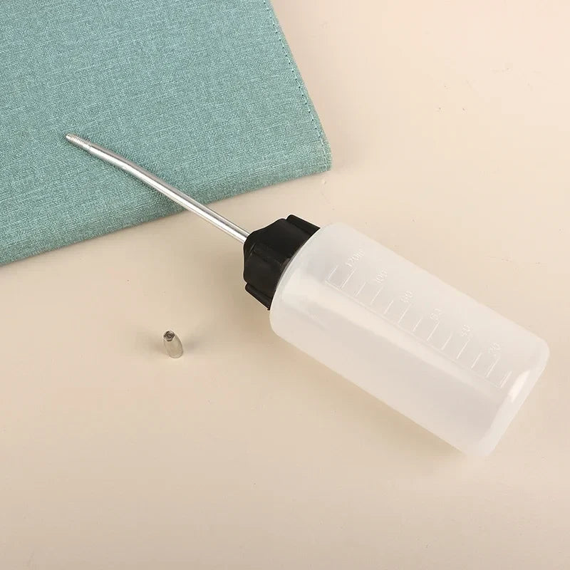120ml Clear Plastic Sewing Machine Oil Bottle with Spray Nozzle