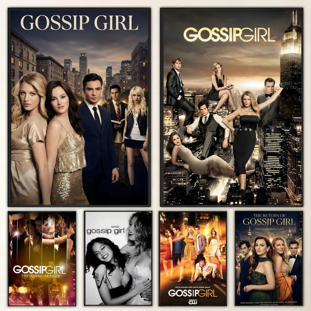Gossip Girl HD Art Poster – Waterproof Aesthetic Wall Decor